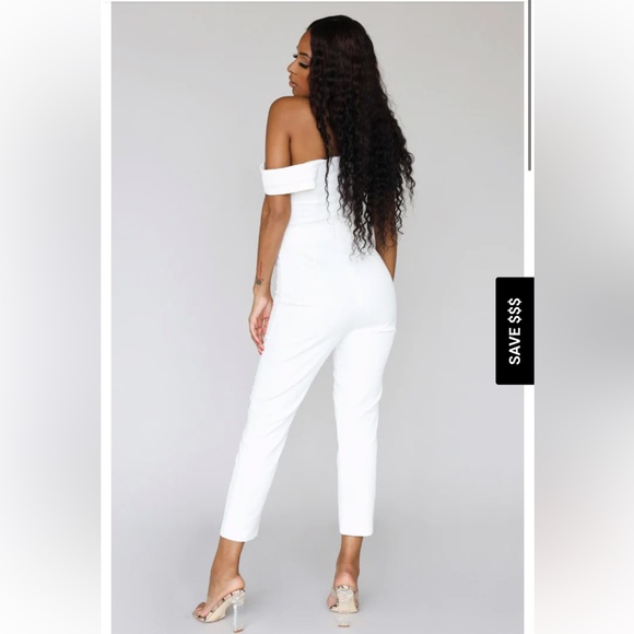 LAVISH ALICE
One-Shoulder Belted Jumpsuit - Picture 4 of 5